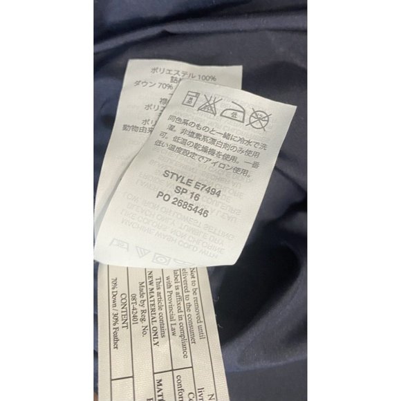 J.Crew Women’s Quilted Excursion Full Zip Vest Blue Gingham Large Down - Picture 6 of 7